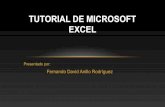 Turorial de Microsoft Excel
