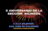 X aniversario de la sección  bilingüe