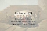La boda. Francisco de Goya
