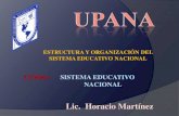Pre. # 3 estructura y organización del sistema educativo nacional
