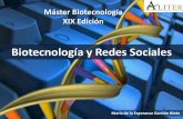 Biotecnología y redes sociales. Esperanza Garrido