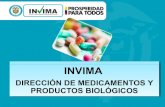 Dirección de medicamentos y productos biológicos / Blanca Elvira Cajigas de Acosta, Carlos Augusto Sánchez Estupiñán, INVIMA