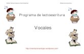 Programa de lectoescritura vocales completo orientacionandujar