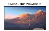Dinosaurios voladores y marinos