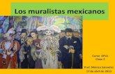 El muralismo mexicano