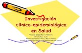 investigacion clinico epidemiologica