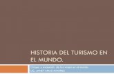 Historia del turismo en el mundo