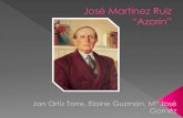 José Martínez Ruiz, Azorín