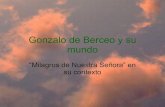 Gonzalo De Berceo Y Su Mundo