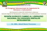 Implementación de Ciudades Digitales Inteligentes en la Región Huanuco