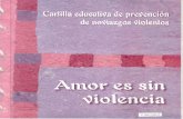 Amor es sin violencia