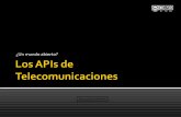 Los APIs De Telecomunicaciones