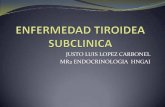 Enfermedad tiroidea subclinica