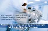 Hemorragia Digestiva del Tracto Superior - HDTS