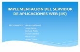 Implementacion del servidor de aplicaciones web (IIS)