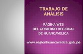 Análisis al Gobierno Regional de Huancavelica