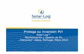 Chave 1: Sistema de controlo e monitorização de instalações fotovoltaicas: SolarLog