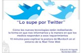 Twitter Y Medios En Tvn 2009