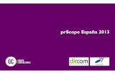 Estudio PrScope España 2013