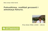 Fukushima, realitat present i amenaça futura
