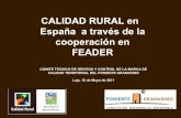 CALIDAD RURAL en España a través de la cooperación en FEADER