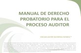Manual de derecho probatorio para el proceso auditor