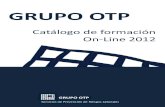 Catálogo formación online 2012