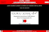 Guru Josh en Arte 10 galería inaugura el 18 a las 19h.