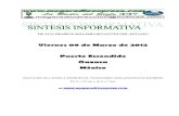 Sintesis informativa 09 03 2012