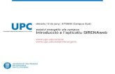 Curs de formació SIRENA-UPC (Juny 2012)