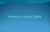 Premios Yeah’S 2008