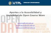 Presentación Open Day Oportunidad UTPL
