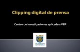 Clipping digital de prensa- Centro de investigaciones aplicadas