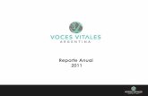 Voces Vitales Argentina - Reporte anual 2011