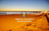Definición de sociología