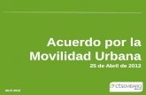 Introducción del Acuerdo por la Movilidad Urbana en México - Adriana Lobo - EMBARQ CTS México