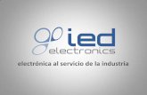 IED Electronics. Presentación de la empresa.