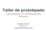 Taller Prototipado   - StartupWeekend Guatemala 2014
