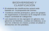 Biodiversidad y clasificación