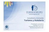 Consultoría y Formación Turismo y Hotelería