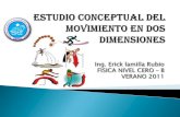 Estudio conceptual del movimiento en dos dimensiones
