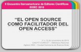 El Open Source como facilitador del Open Access