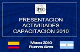 IPEC ACTIVIDADES 2010