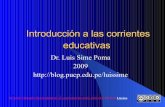 Introducción a las Corrientes Educativas