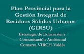 Plan provincial para la implementación de la GIRSU en Chubut