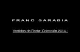 Vestidos de fiesta. Colección 2014 - Franc Sarabia
