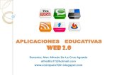 Aplicaciones   educativas web 2.0