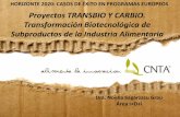 20131003 H2020 Pamplona Raquel Virto Resano y Noelia Sagarzazu: Proyectos transbio y carbio. transformación biotecnológica de subproductos de la industria agroalimentaria