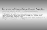 Los primeros retratos fotográficos en argentina