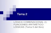 Tema 2: Lógica Combinacional (I): Funciones Aritmético-Lógicas.